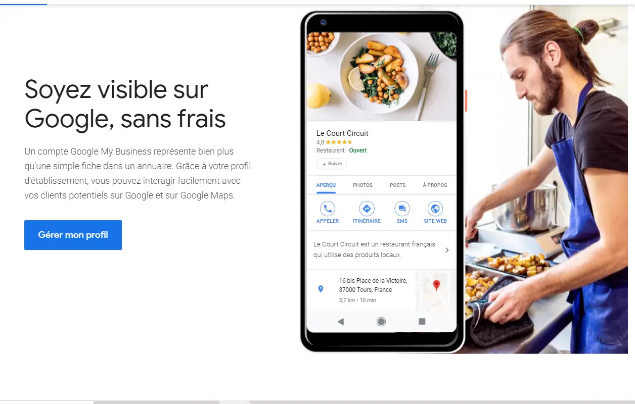 Accueil Google My Business