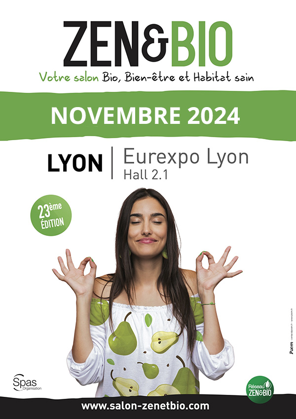 Affiche salon bien-être Lyon 2024