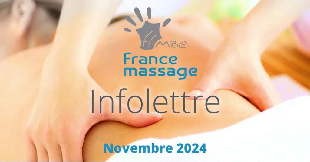 Infolettre France Massage Novembre 2024