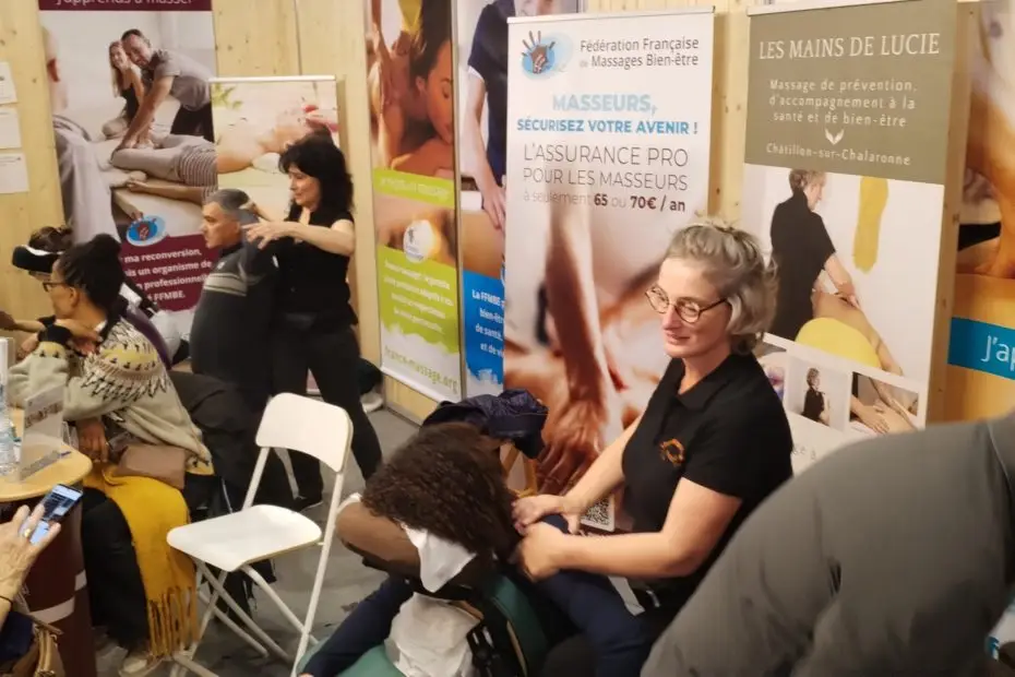 Salon Zen&Bio Lyon - stand France massage