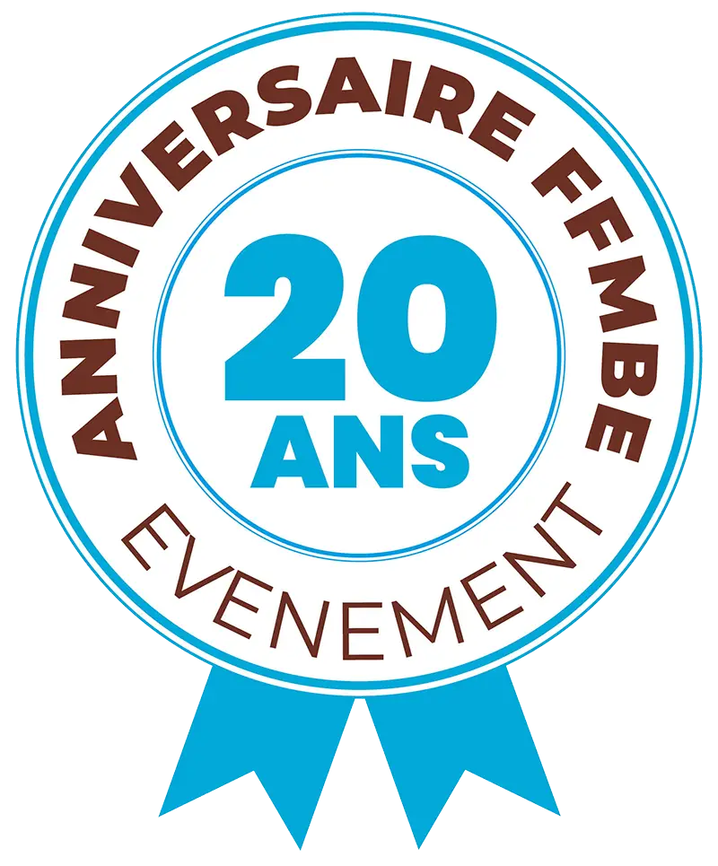 logo FFMBE nniversaire 20 ans