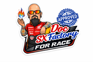 Sticker dynamique du pilote  Doc SX  300x200